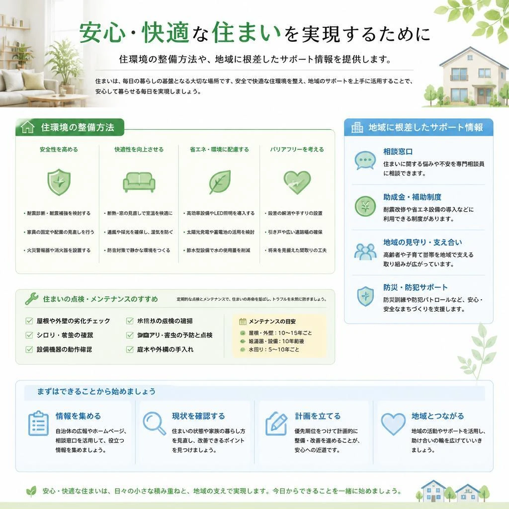 4. 快適な住環境づくりのポイント